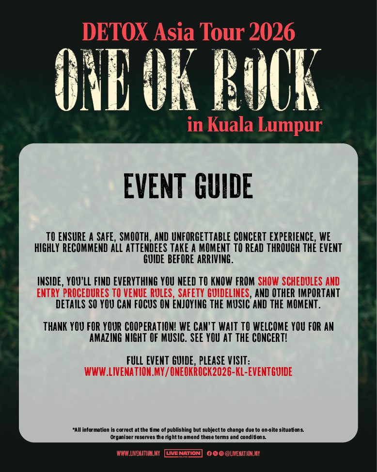 Live Nation Malaysia tweet media