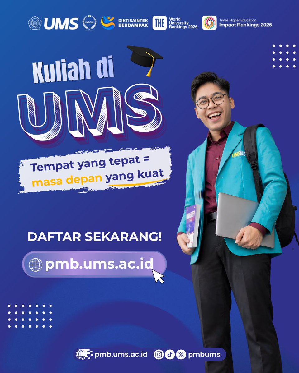 Kuliah? UMS lah! tweet media