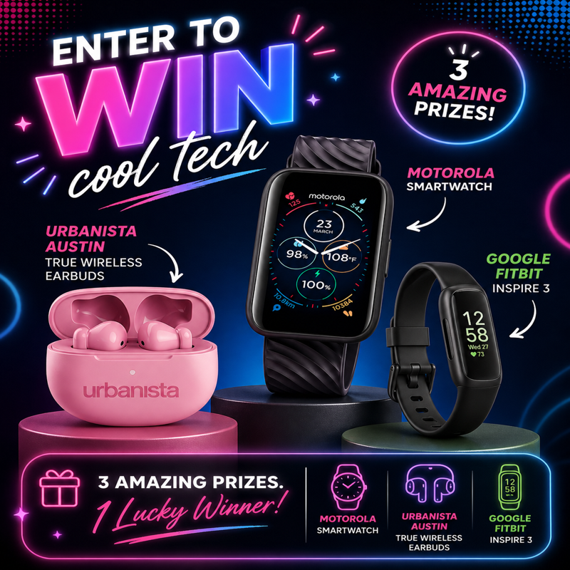 whatsyourtech's tweet image. Win cool tech! Enter now for your chance to score: Motorola Smartwatch; Urbanista Austin True Wireless Earbuds; Google Fitbit Inspire 3
3 amazing prizes. 3 lucky winners! #giveaway #contest @WinFreeStuffCan @cancontestgirls @ContestAlert @ContestMom whatsyourtech.ca/contests/
