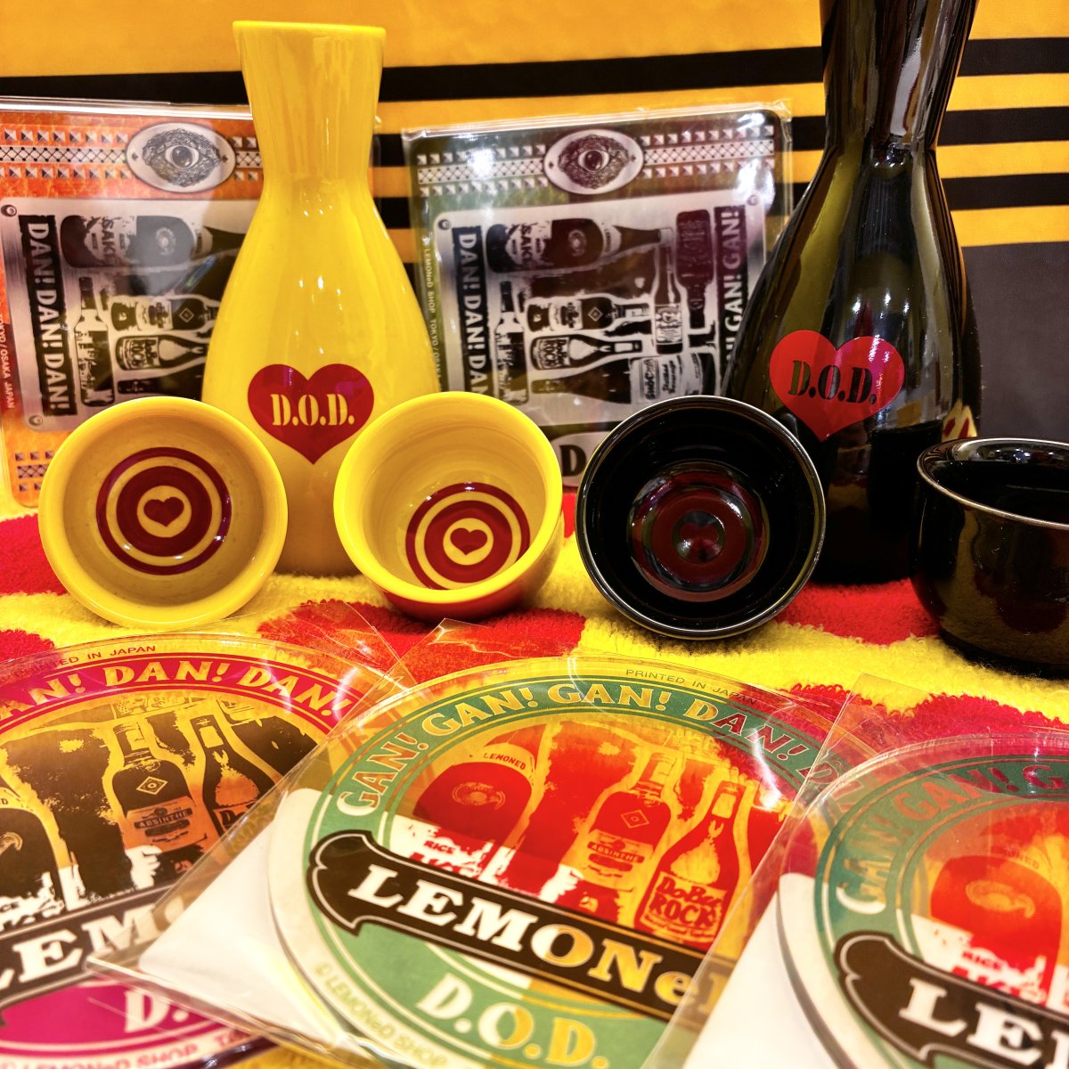Laforet_H's tweet photo. B1F レモネードショップ D.O.Dで飲み続けりゃ怖くない！？: 先日紹介した新商品。DRUNKARD Tシャツ　パーカーともに大好評でございます！！
そのモチーフとなったhideさんの名曲　D.O.D にちなんだグッズが他にもあるんです！！
早速GAN !GAN!紹介します… https://t.co/iVPPcUHSei https://t.co/UnklD7lrVL