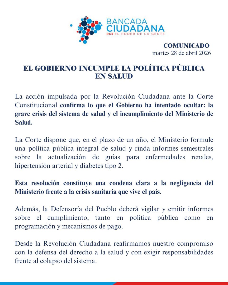 Bancada Ciudadana tweet media