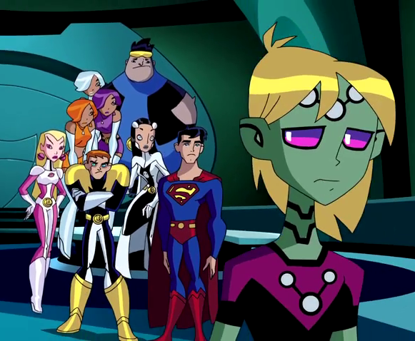 SecretScrapV2's tweet image. Realized theyre kinda similar to the Legion of Superheroes (specifically the cartoon version)

#invincible  is #Superman
Rex Splode is Lightning Lad
Atom Eve is Saturn Girl
Dupli Kate is Triplicate Girl
And Robot is Brainic 5

#DC #DCComics #DC_Comics #LOSH #LegionOfSuperHeroes