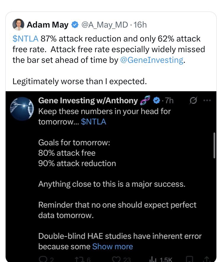 Gene Investing w/Anthony 🧬 tweet media