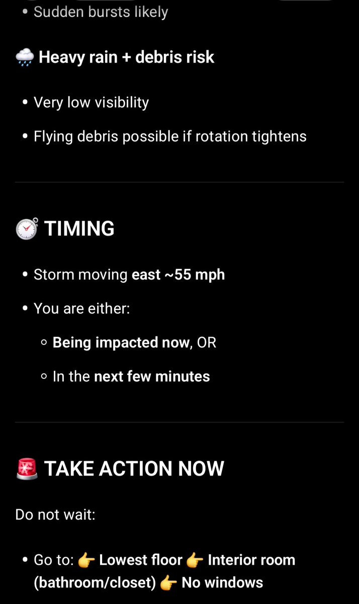 HEIS_Tswvlis's tweet image. 🌪️ URGENT — #Greenwood, #IN (Right Now)

You are in the #core of the #warned #storm. This is not a fringe situation.

4/27/2026
#SevereWeather #TornadoWarning