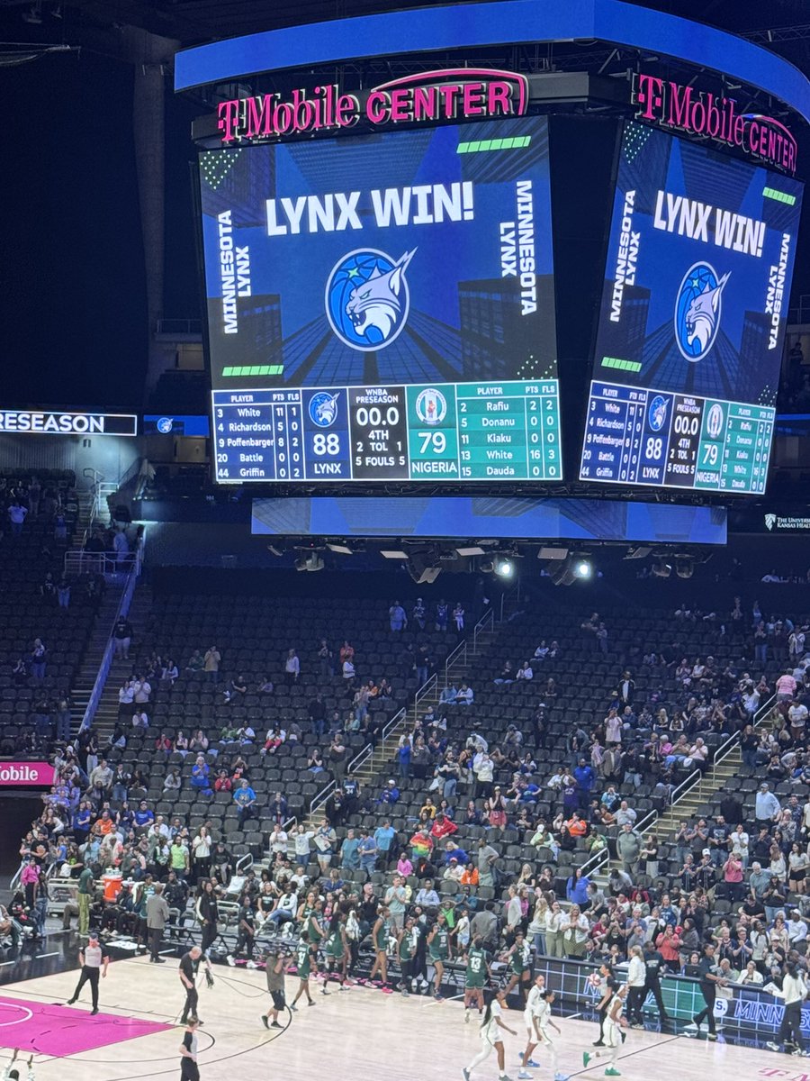 JRawesome's tweet photo. @QuintonLucasKC @WNBA C/C @tmobilecenter Yes, it was a blast!!!Great competitiveness by Nigeria despite @minnesotalynx victory…. Expansion #WNBA Franchise would make a GREAT Primary Spring-Summer Tenant in downtown KCMO. Hometown Native Current LSU Tiger aka future Pro @cbgjada2 playing for our city! https://t.co/qt7l4FnJ91
