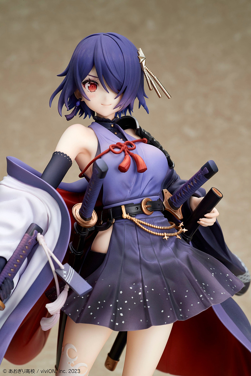 viviONのVTuberグループ「あおぎり高校」所属の音霊魂子さんが和武装Verで1/7スケールフィギュア化！　「TSUTAYA 京都IP書店」コラ… hobby.watch.impress.co.jp/docs/news/2105… #あおぎり高校 #フィギュア