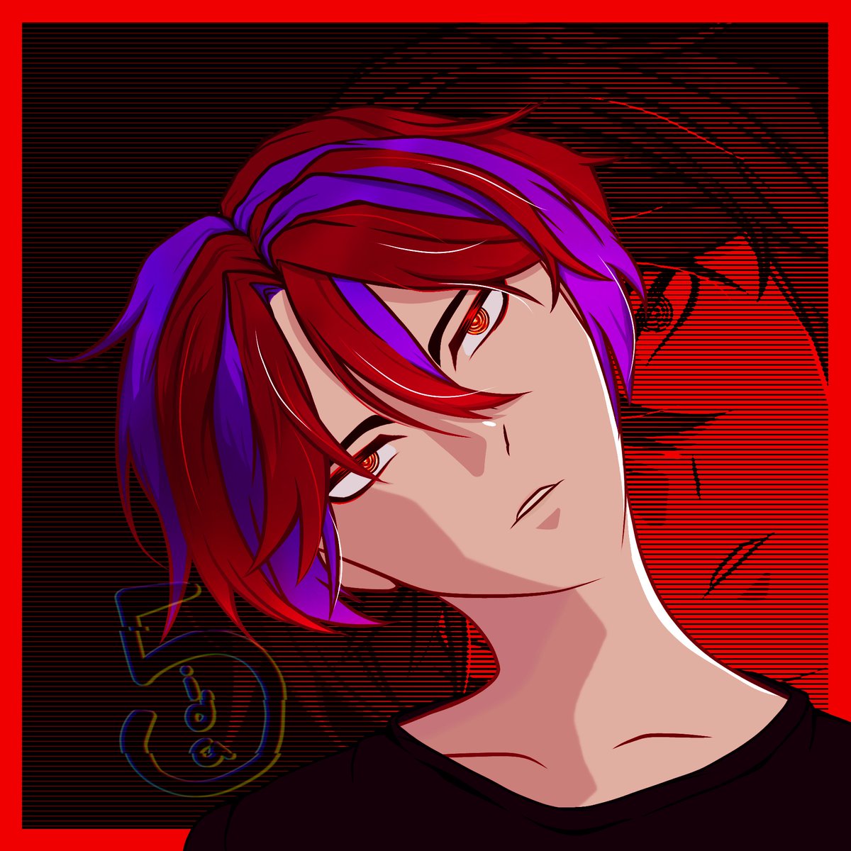 _5ida_'s tweet image. I made a fanart for my Friend's characters for her series called "LOOP" 

#LOOP