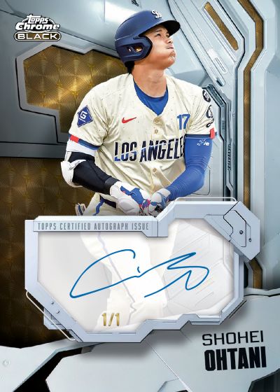 gradingservices's tweet image. 【🔥予約販売開始🔥】
『2026 Topps Chrome Black Baseball』
4/30発売！

洗練されたブラックChromeデザインが魅力の人気シリーズ⚾

1BOXにケース入り直筆サイン1枚＋パラレル2枚封入✨

🔻購入はこちら🔻
x.gd/hThQn

#BLEZASIA #Topps