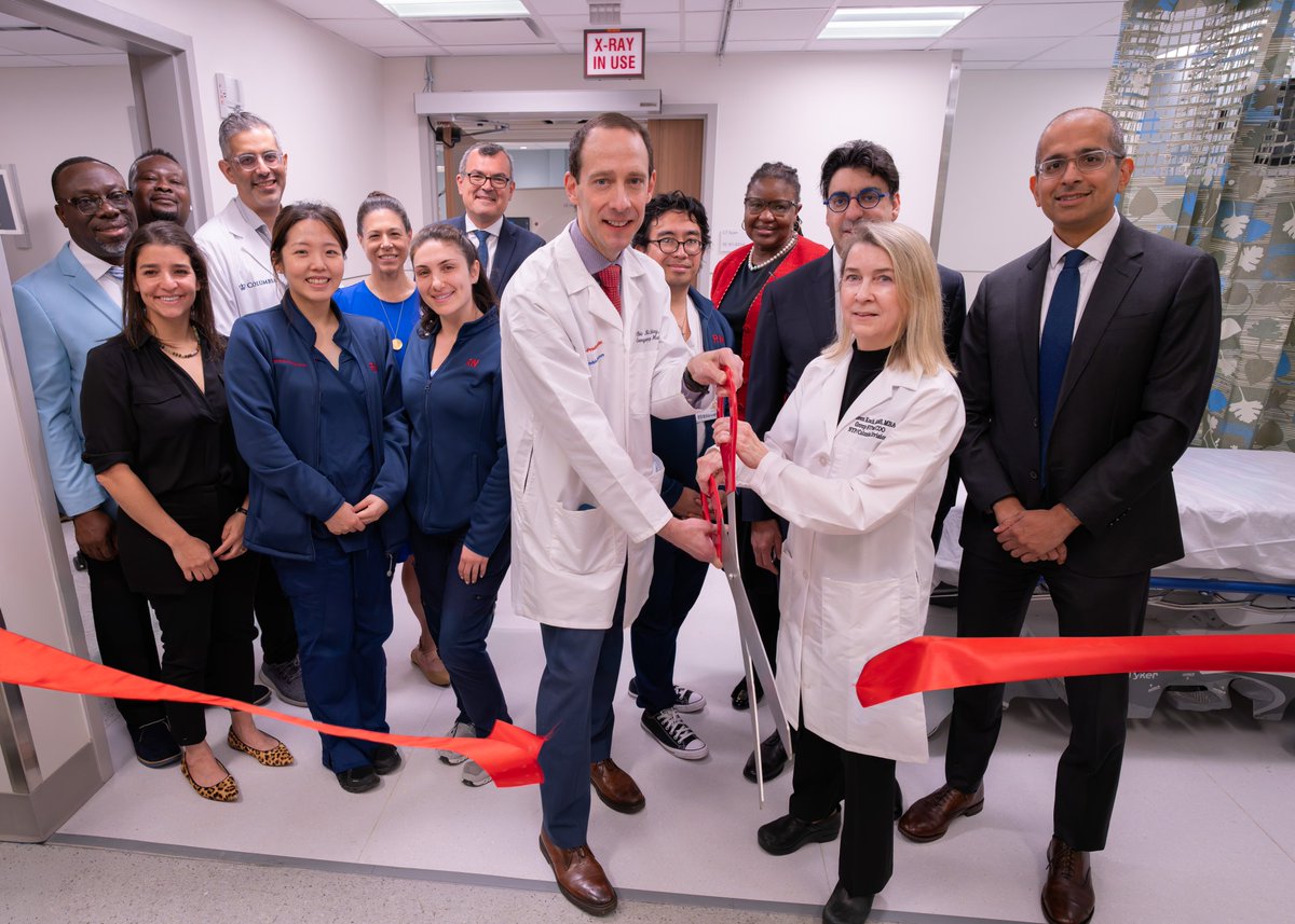 ColumbiaEM's tweet image. Big milestone for the CUIMC Emergency Department! Today we cut the ribbon on our new ED CT scanner, a major step forward in improving patient flow, imaging access, and emergency care delivery. Grateful to the many teams who brought this project to life #patients #community