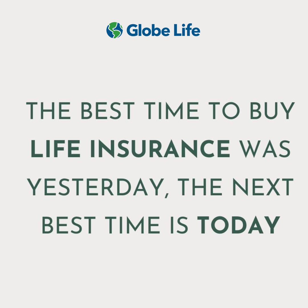 ChisolmAgency's tweet image. Protect what matters most. Start today.
#LifeInsurance #ProtectYourFamily
#FinancialSecurity #PeaceOfMind
#GlobeLife #ChisolmAgencies
#globelifestyle