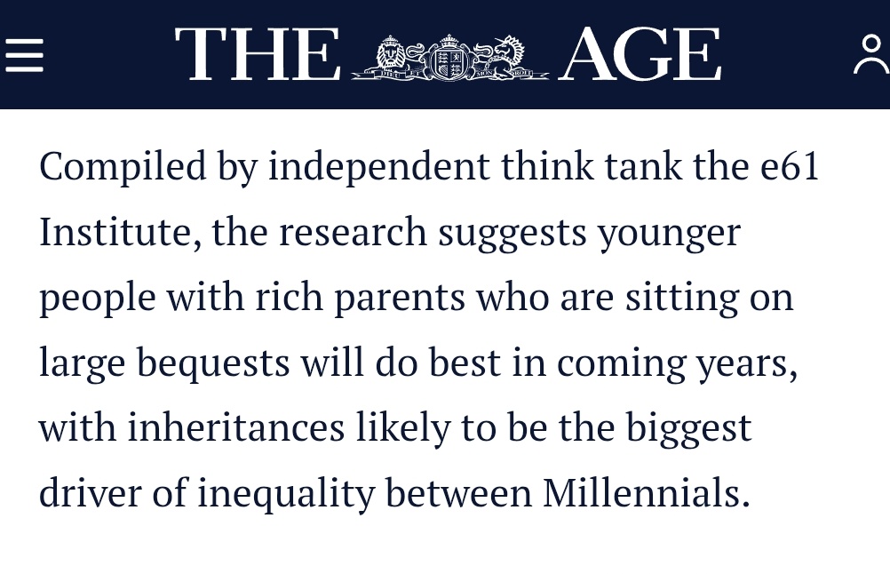 PatMcCaffrie's tweet photo. So, rich people make rich kids? Wow. These think tank types are worth every penny... https://t.co/4bi2dIWVql
