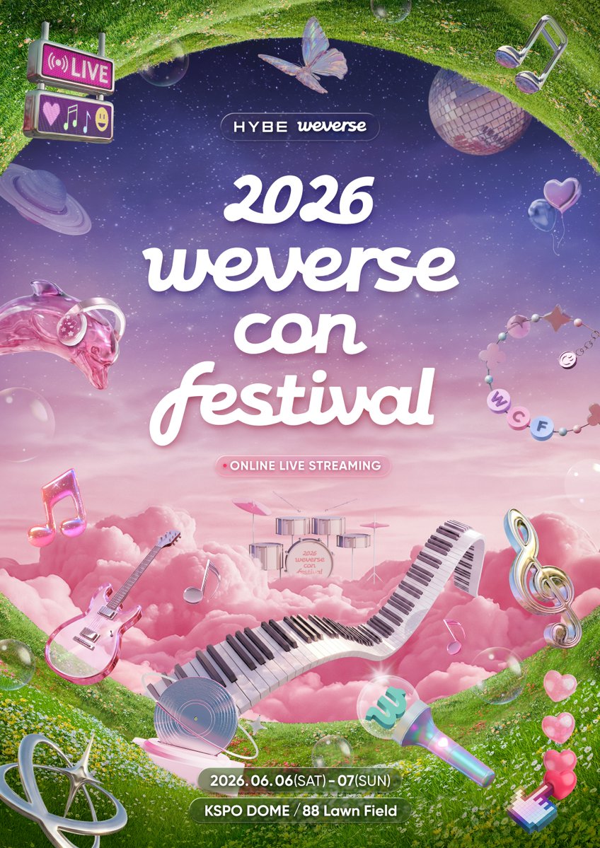 #SOOBIN が出演する「2026 Weverse Con Festival」オンライン・ライブ・ストリーミング利用券が発売！

詳しくはこちら→txt-official.jp/news/cade4e43a…

#TOMORROW_X_TOGETHER #TXT
#WeverseConFestival #2026WECONFE