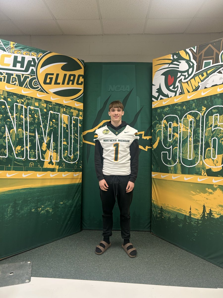 liamletizia's tweet image. Thank you to @Coach_IP3 &amp;amp; @NMUCoachBright for having me out for a junior day today. I am beyond grateful for the opportunity to come check out NMU and enjoyed every bit of it with my guy @lukerisslingFB #GoWildcats @NMU_Football 

@Coach_Brusoe