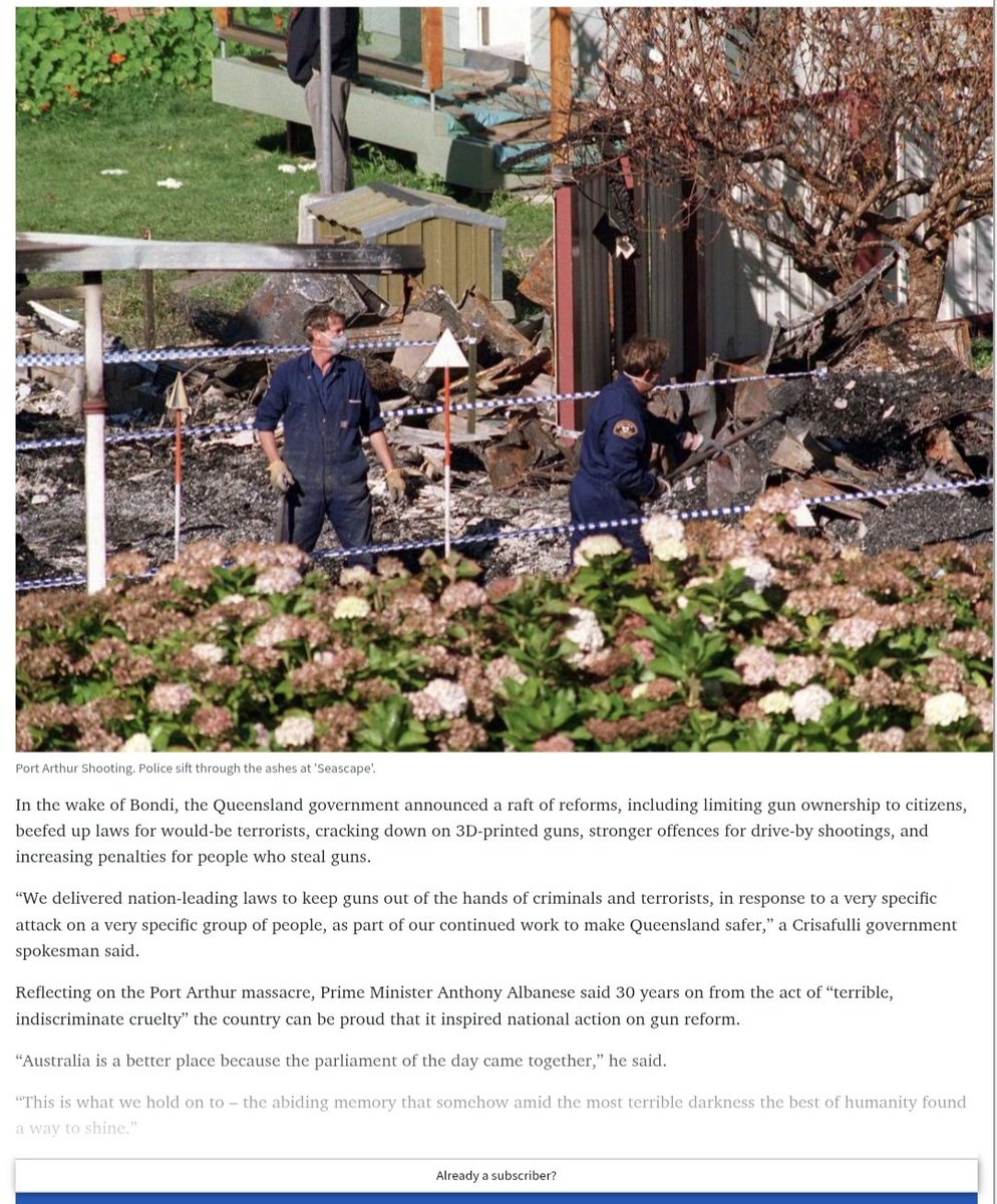 oskaandme's tweet image. Gun Control Australia said the country’s gun laws are now only as strong as the weakest state’s, and the Queensland government “needs to prioritise public health over public perception”.
#LNP #GunControl
#PortArthur #qldpol #auspol