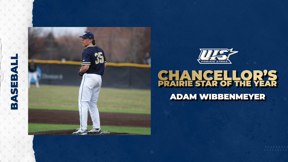 UISAthletics's tweet photo. Congratulations to Adam Wibbenmeyer, your 2025-26 Chancellor’s Prairie Star of the Year! 👏

A true leader on and off the field, representing UIS with excellence in competition, in the classroom, and in the community. #WeAreStars https://t.co/bgCNzLa4kU