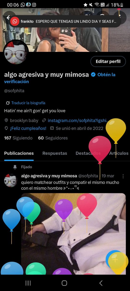 algo agresiva y muy mimosa tweet media