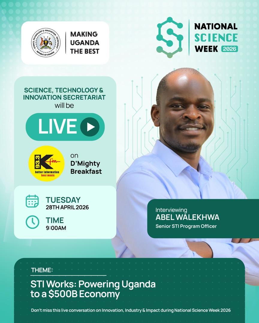AbelWalekhwa's tweet photo. @AgathaAkullu @933kfm @CapitalFMUganda @allantmuhumuza @IanJohnKavuma @ruthdavoice Very excited and looking forward to this powerful engagement 
#NSW2026
 @DrMusenero @STIsecretariat @CMwikirize @StateHouseUg @KagutaMuseveni @EHWAU1 @MUEHSA1 @gonahasa @DavidMusoke14 https://t.co/cXaHYLfLPz