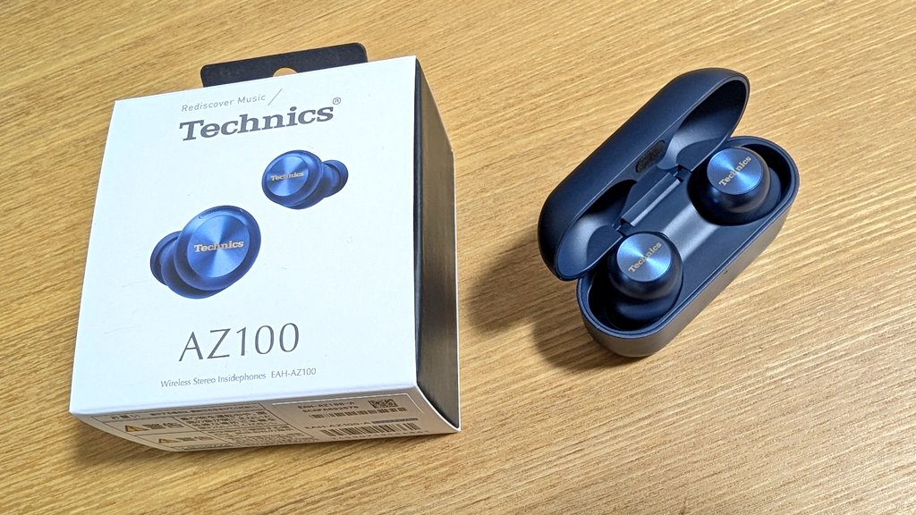 Technics EAH-AZ100-A ミッドナイトブルー 公式限定 Reference Class Hi-Fi True Wireless Earbuds with Dolby Atmos and Noise