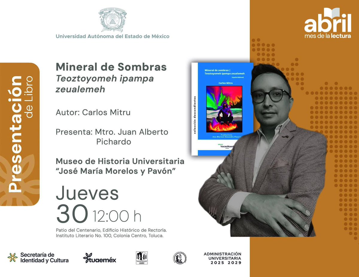 MitruOficial's tweet photo. ✨📖 La palabra se vuelve fuego, memoria y raíz… 📖✨
Te invito a adentrarte en un universo poético donde la sombra también ilumina. “Mineral de Sombras” no es solo un libro… es un viaje íntimo, una exploración del alma y del lenguaje que conecta con lo más profundo de nosotros https://t.co/l7J622XvZz