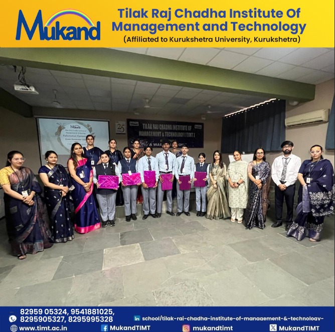 MukandTIMT's tweet image. TIMT proudly presents the Felicitation Ceremony 2026 for the Computer Applications Department, celebrating achievements, dedication and academic excellence.
Honouring the students and faculty who continue to set new benchmarks of success.
#TIMT #AcademicExcellence #StudentSuccess
