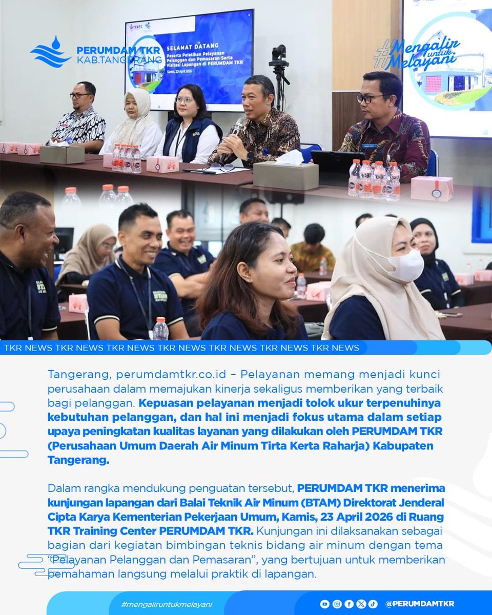PERUMDAM Tirta Kerta Raharja Kabupaten Tangerang tweet media