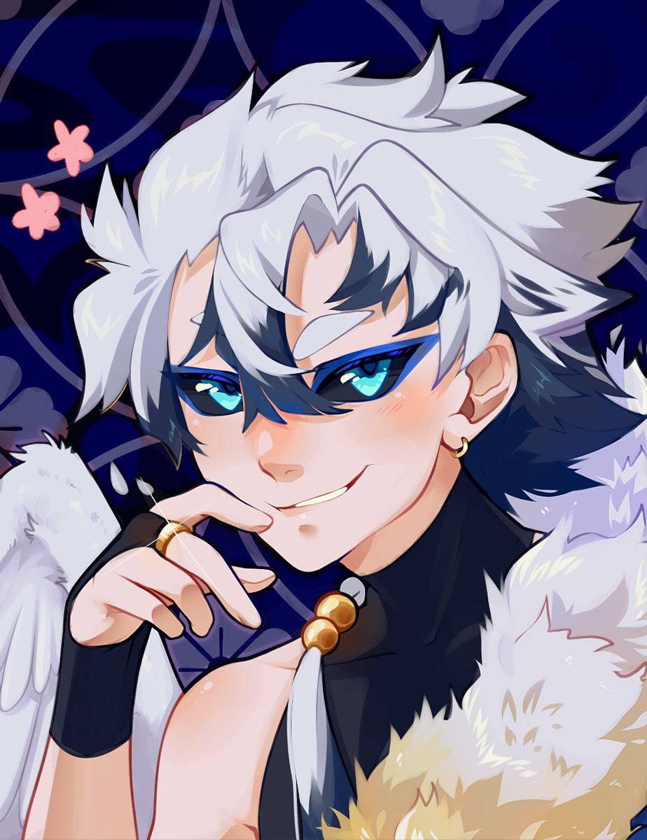 Capriicant's tweet photo. Finished bust com for @Captain_Damnitt ! I was getting big lugia vibes while rendering his hair hehe Thank you for commissioning me! https://t.co/PyjPUupIUa