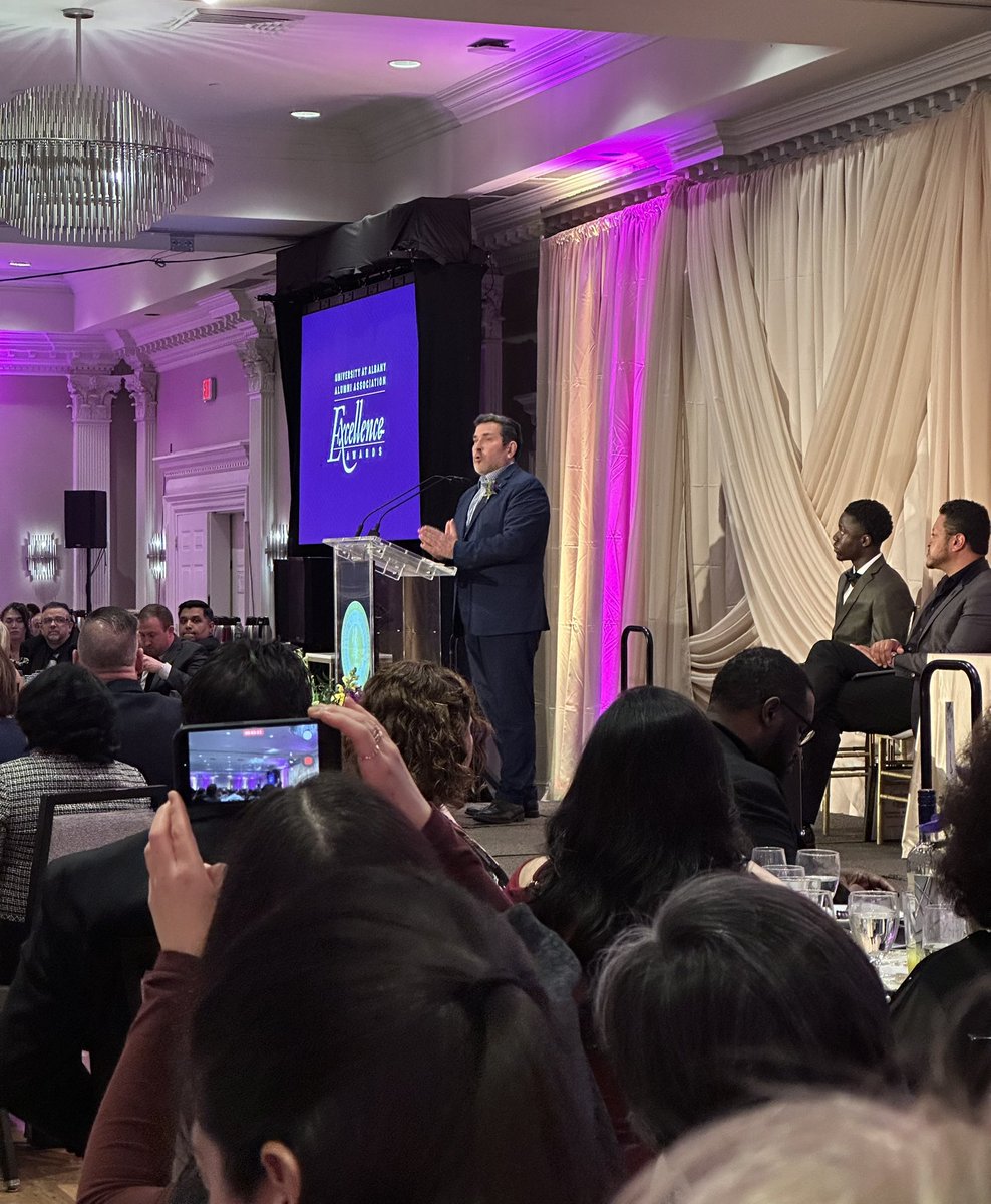 ecsavva's tweet photo. Deeply honored to have received on Saturday the "Excellence in Public Service" Award by the @ualbanyalumni at a Gala Event in Albany, NY, in the presence of college friends, diaspora leaders and my family. The @ualbany was my home for six formative years - it was a joy to return. https://t.co/LtHJxhQc2g