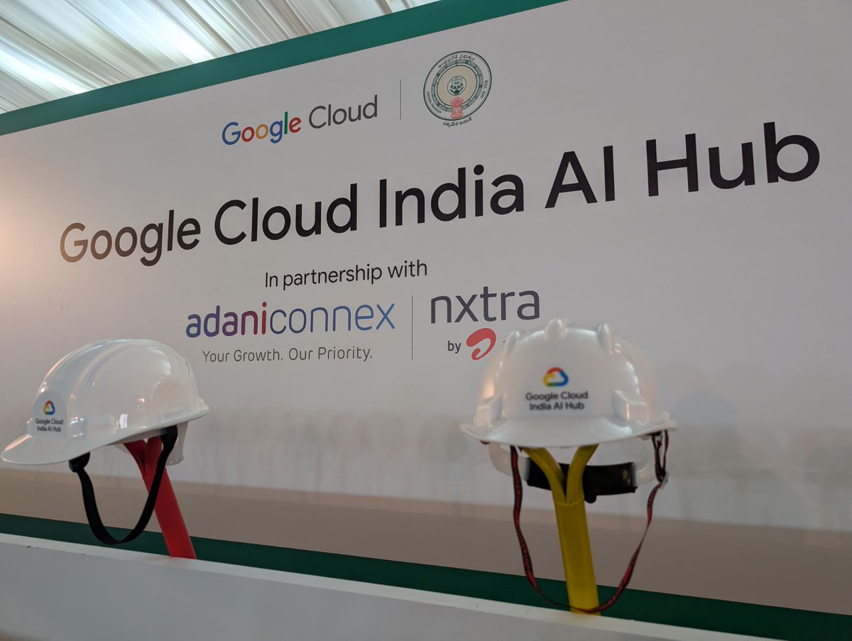 ThomasOrTK's tweet image. Today we broke ground on our Google AI hub in India. This milestone marks a significant step in our mission to help fuel India's #ViksitBharat2047 vision, and represents a cornerstone of our commitment to the local startup ecosystem and community.