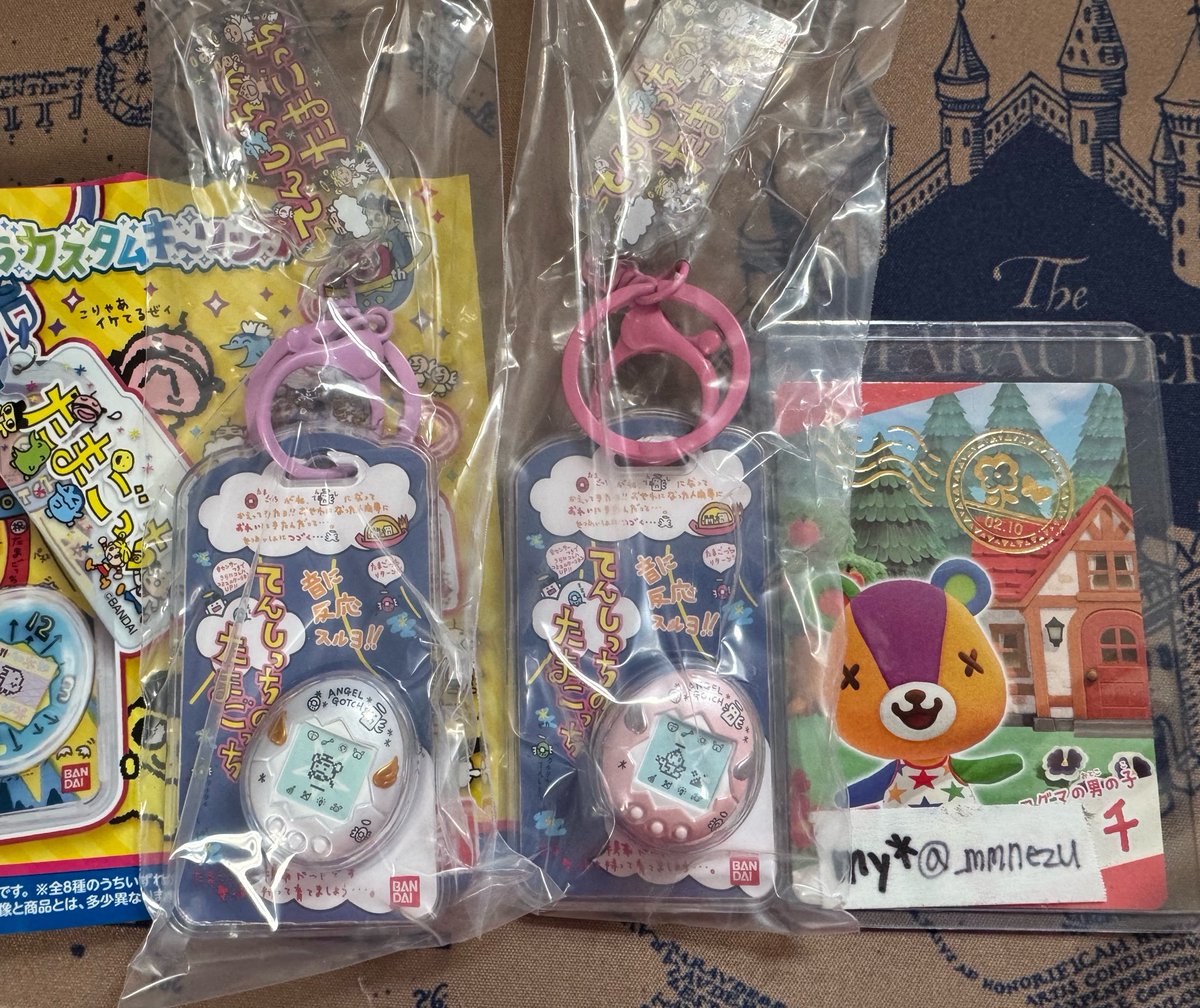 _mmnezu's tweet photo. たまごっち　カスタムキーリング
譲：1枚目　てんしっち2種
求：初代たまごっちブルー / ケーたま　ほわいとくろーばー　
おまとめでの交換優先・郵送での交換となります。条件合う方おりましたらご連絡よろしくお願いします。
#たまごっち https://t.co/N8hET7EoW5