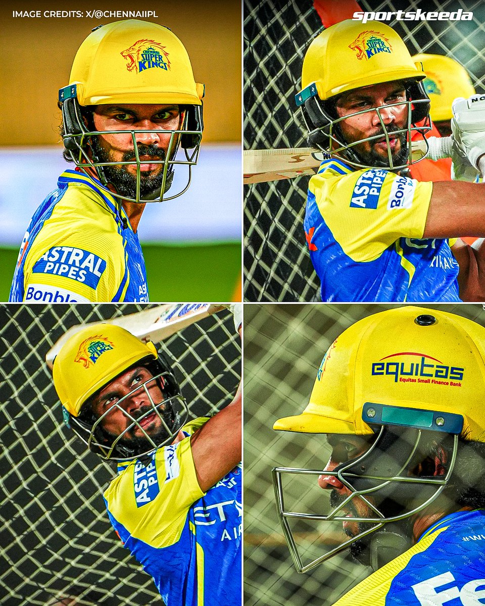 Sportskeeda's tweet image. Chennai Super Kings captain Ruturaj Gaikwad gears up for the MI challenge at Chepauk 🔥

#Cricket #CSKvMI #IPL2026