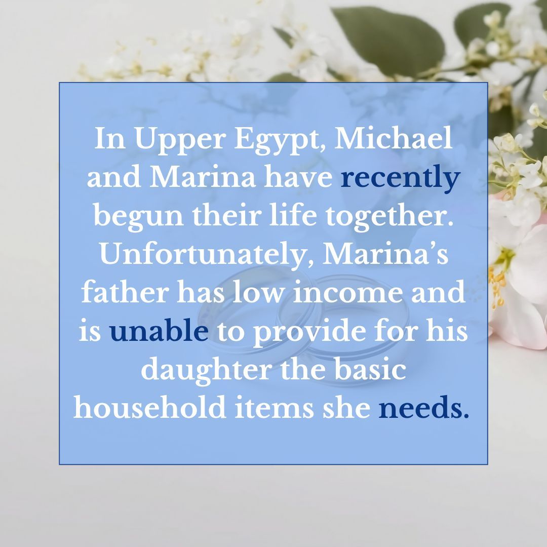 unheard__cries's tweet image. In Upper Egypt, Michael and Marina are starting their new chapter as newlyweds. Unfortunately, due to low income they are unable to afford kitchen necessities for their new home. Will you help them build a home filled with warmth and love? ❤️ 

#unheardcries #charity #nonprofit