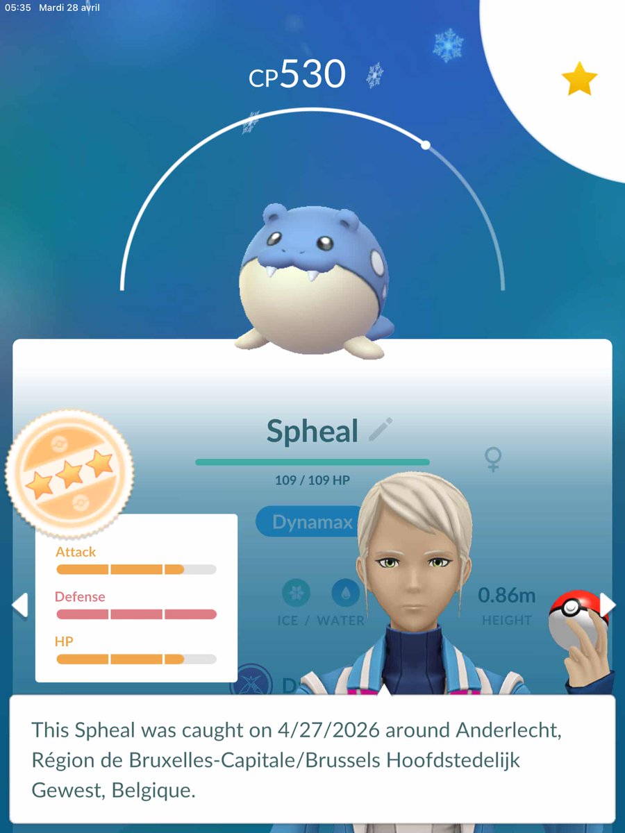 CreepshowGG's tweet image. Spheal and Squirtle Dynamax with good stats that I caught yesterday!

#pokemon 
#pokemonGO