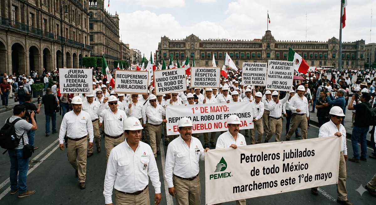 Asociaciones de Jubilados de Confianza de Pemex tweet media