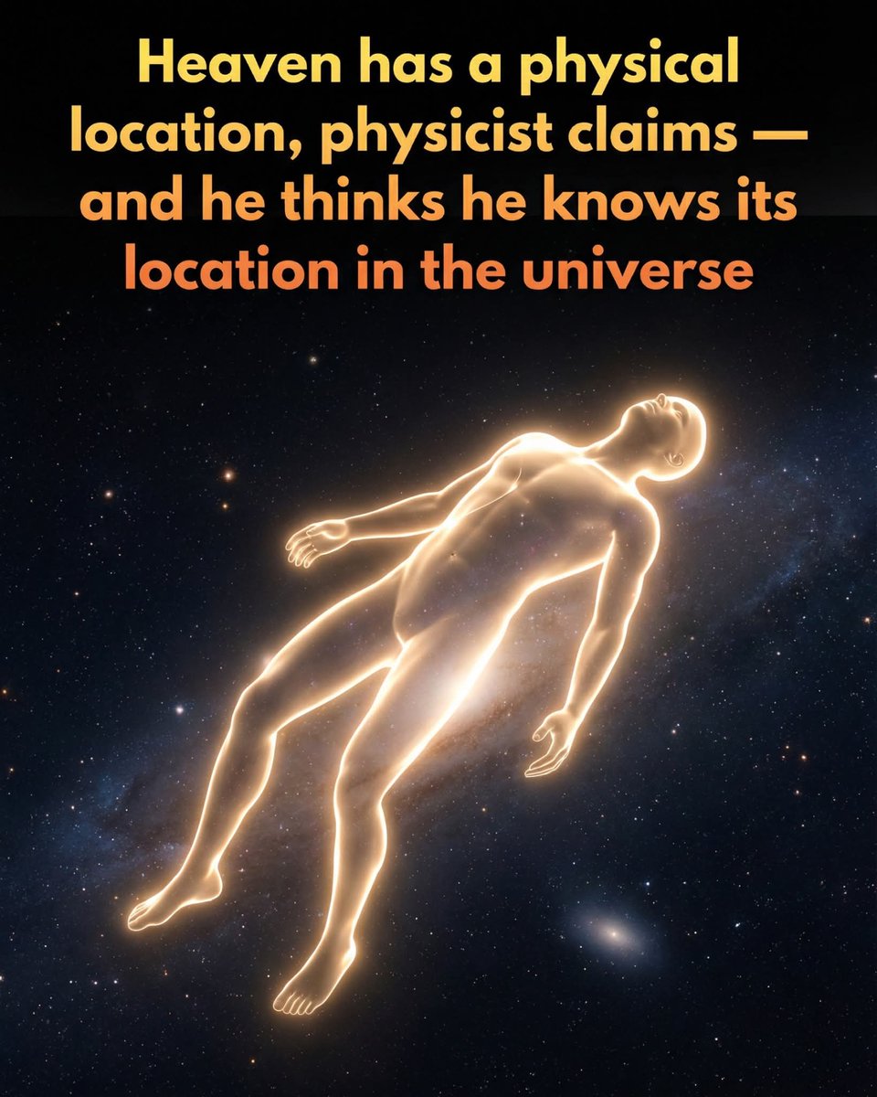 NightSkyNow's tweet image. A former Harvard physicist argues that paradise lies 273 billion trillion miles away, sparking a heated debate over where science ends and faith begins.

Michael Guillén, a former Harvard physics lecturer, has ignited a global conversation by proposing that heaven may have a