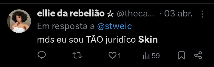 thecarlsengf's tweet photo. @stweic nós jurídico Skin https://t.co/VLzueeaAeI