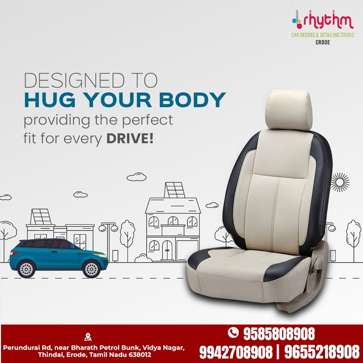 decors92119's tweet image. 🚗 Comfort-um Style-um One Seat-la! ✨

✔️ Body-fit Design – Long Drive-ku Ultimate Comfort
✔️ Premium Quality Material – Durable &amp;amp; Stylish
✔️ Custom Fit for All Car Models

📞 : 9585808908 

#CarSeatCover #CarComfort #CarAccessories #ErodeBusiness #PremiumInterior #CarUpgrade
