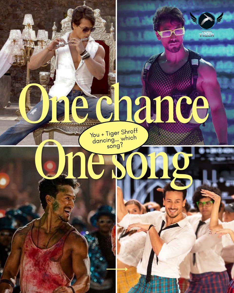 One shot. One track. No holding back. 🔥
Dancing with Tiger Shroff… I’m picking a song that matches the energy, what’s yours? 💃🕺
.
#TigerShroff #MovesLikeTiger