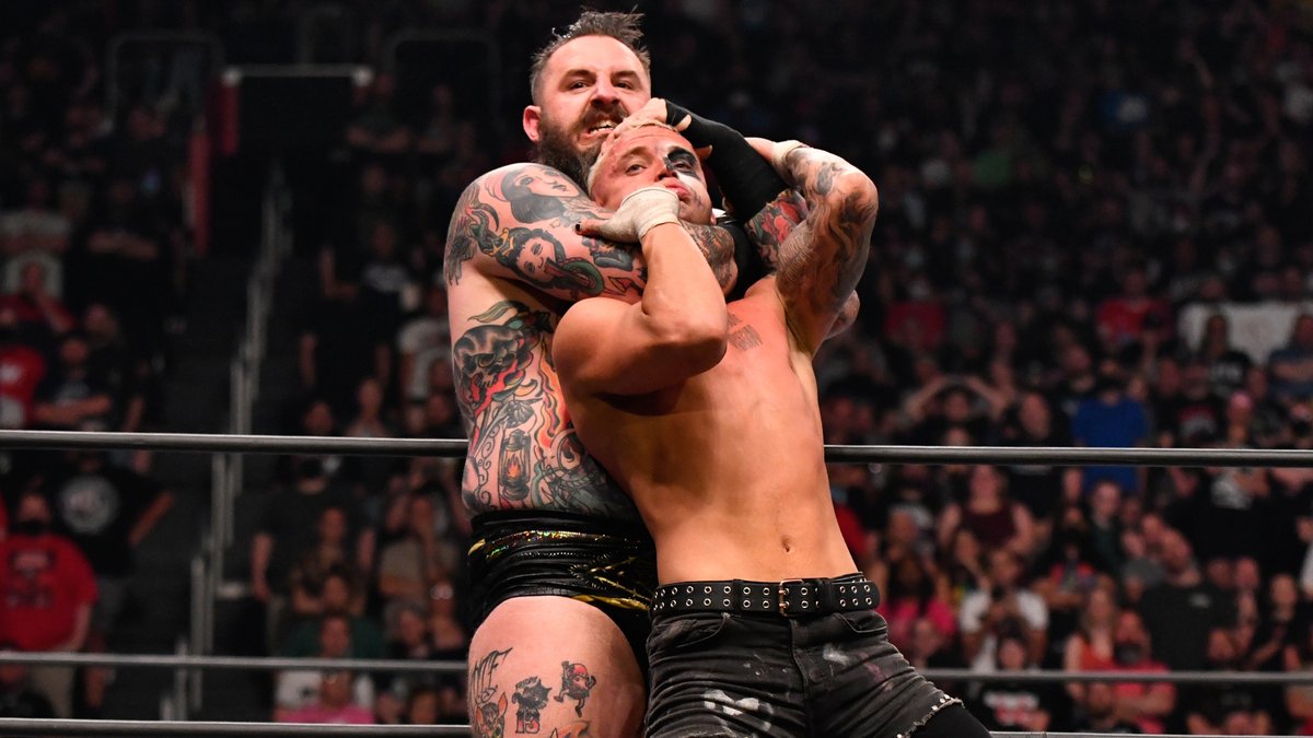 AEW's tweet image. #AEWDynamite
8/7c, TBS + HBO Max
Tomorrow, 4/29!

AEW World Title
@DarbyAllin vs @BrodyXKing

Brody King will challenge his friend Darby Allin for the World Title TOMORROW!

A new chapter in this storied rivalry will be written:
Darby vs Brody, World Title,
TOMORROW!