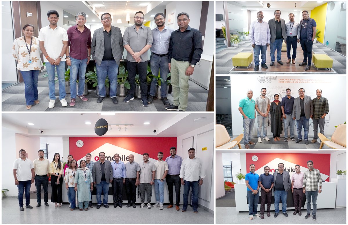 OnMobileGlobal's tweet image. Our teams had the pleasure of connecting with our esteemed board member, Manoranjan (Mao) Mohapatra, yesterday. 

The conversations were insightful, and his visit has left us inspired to continue our journey of growth.
 
#OnMobile #Leadership #People