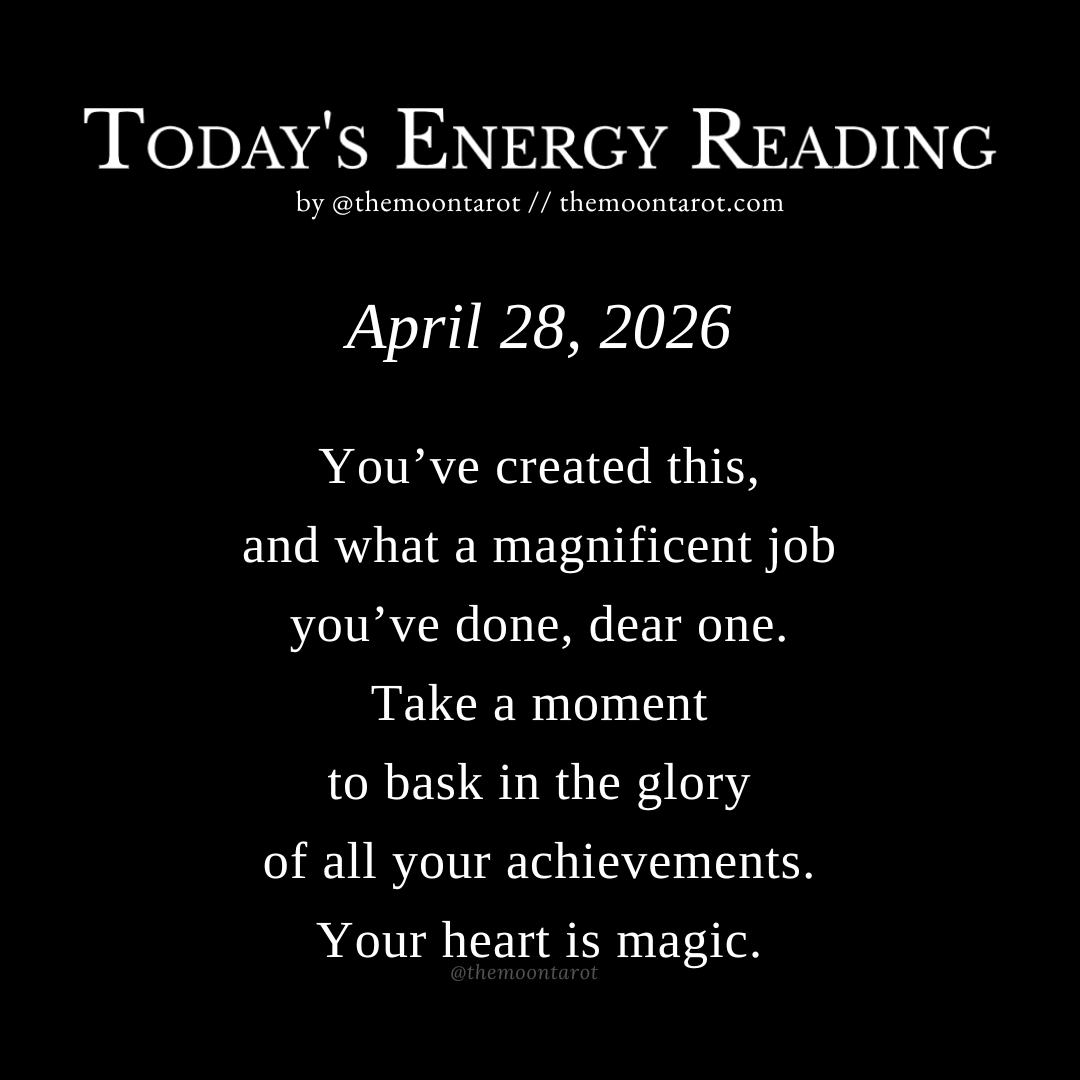 themoontarot_'s tweet photo. Today's Energy Reading: April 28, 2026 https://t.co/rF48zmoXE0