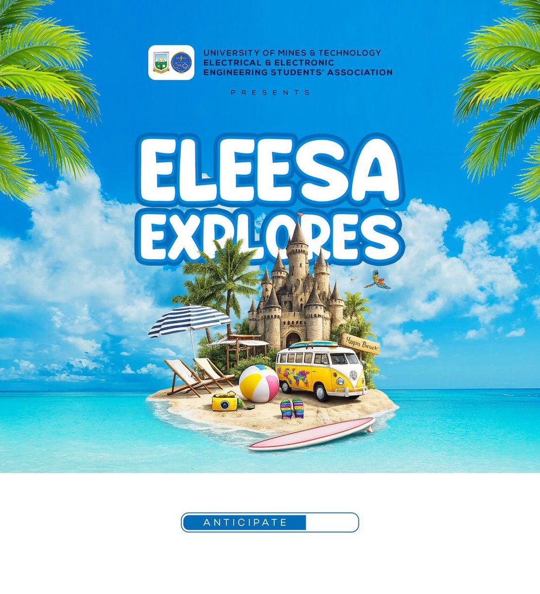eleesa2021's tweet photo. 🌴✨ELEESA EXPLORES IS COMING!✨🌴  

Get ready to step out of the lecture halls and into pure vibes 🌊☀️  

Perfect mix of fun, adventure.. An experience you’ll talk about all semester🎉😌

📍 Stay tuned.  
🎉 Don’t miss it.  

#ELEESAExplores #AnticipateTheVibe https://t.co/VNOujTrsxc