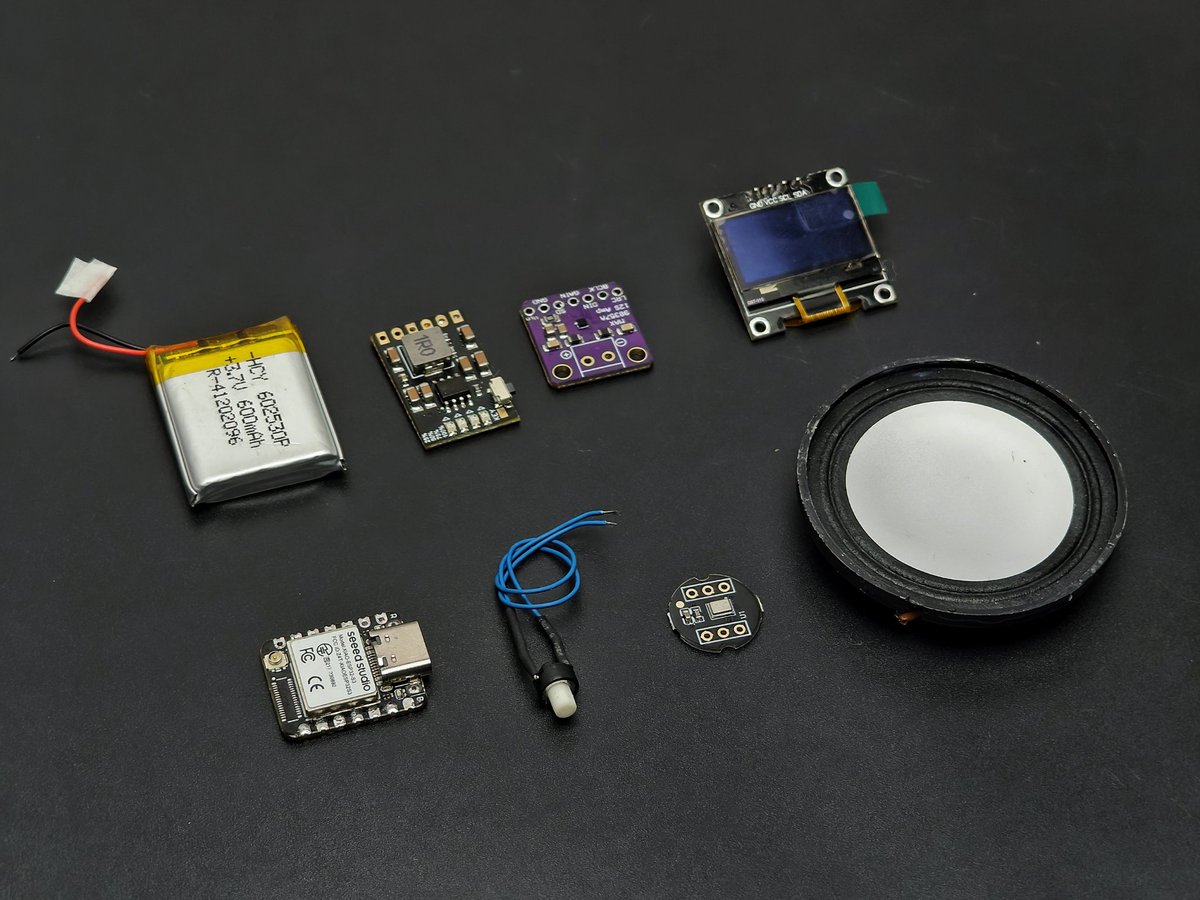 e_s_corner's tweet image. I just built an AI-powered robot assistant using @seeedstudio ESP32S3 It can talk, sing, solve math problems, and even speak different languages. Designed in @tinkercad printed with @ff3dprinters
youtu.be/B7jzMLpdjqo
@Hacksterio @xdadevelopers @cnxsoft  #diy #electronics #ai