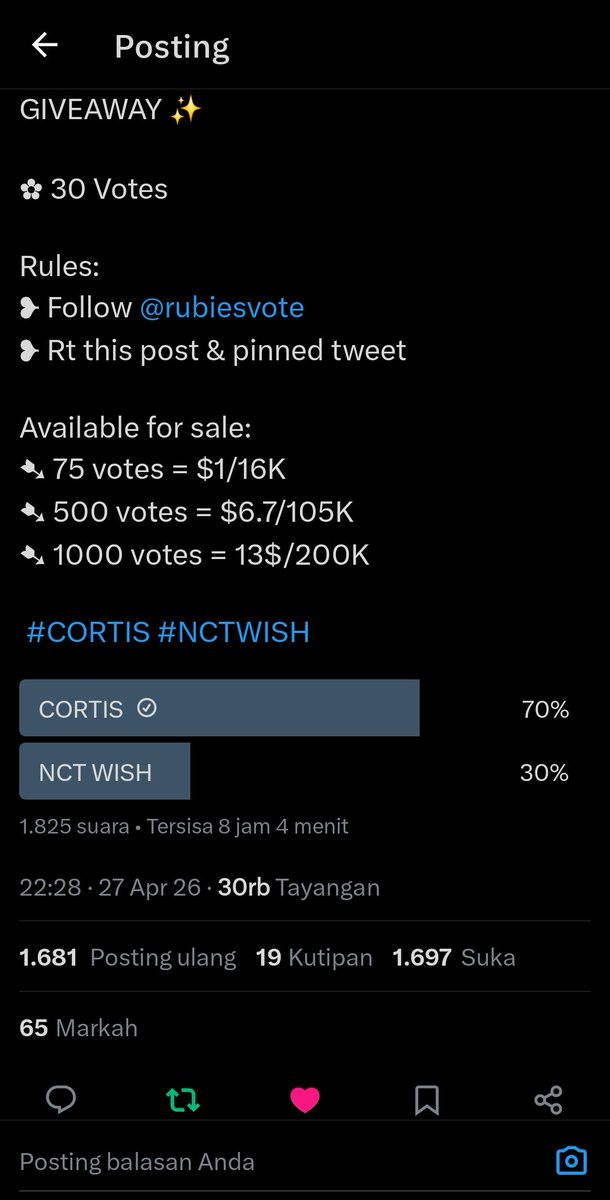 ssaiitamaa's tweet photo. @rubiesvote for #CORTIS https://t.co/A20F51Dmmw
