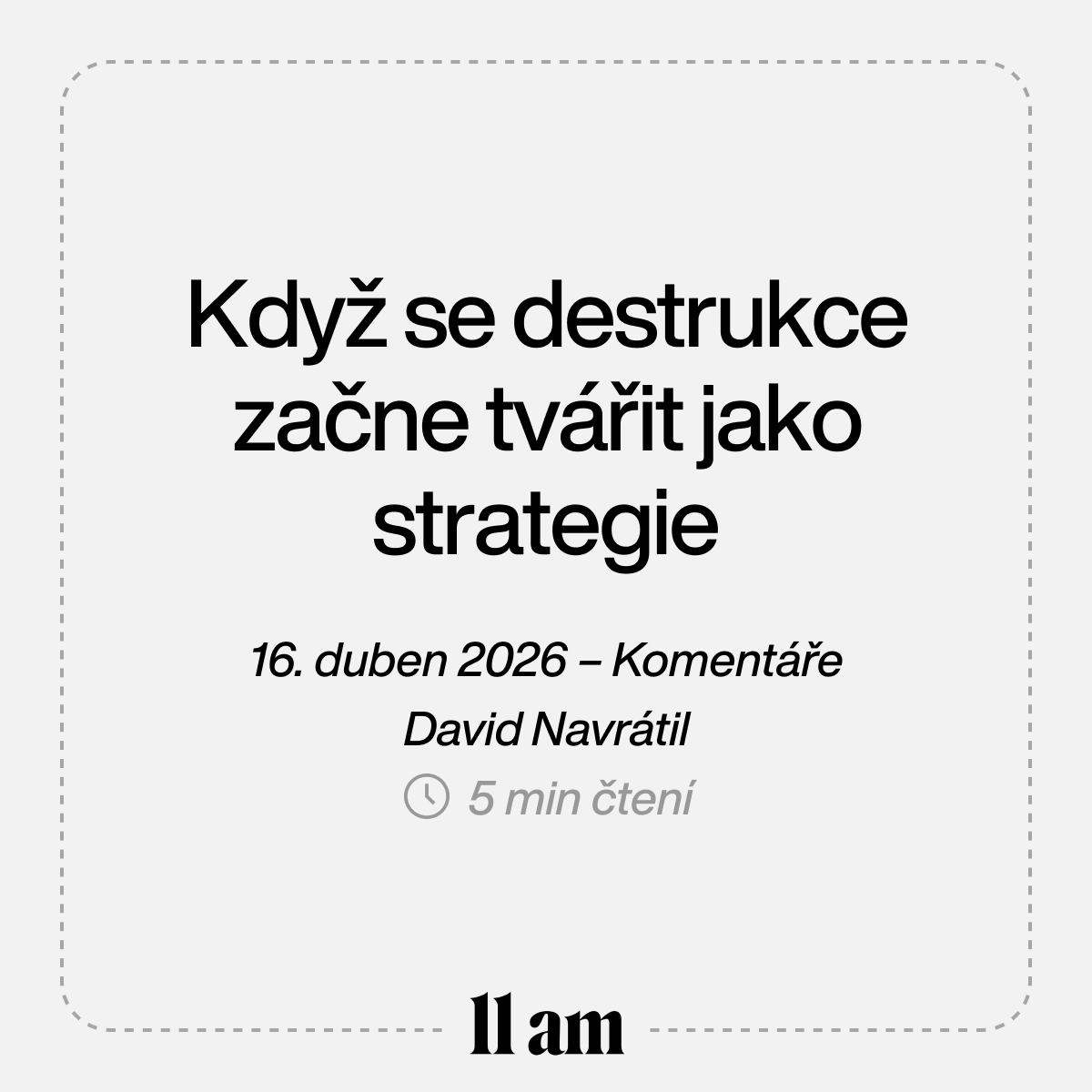 11am - Newsletter pro klíčová rozhodnutí tweet media