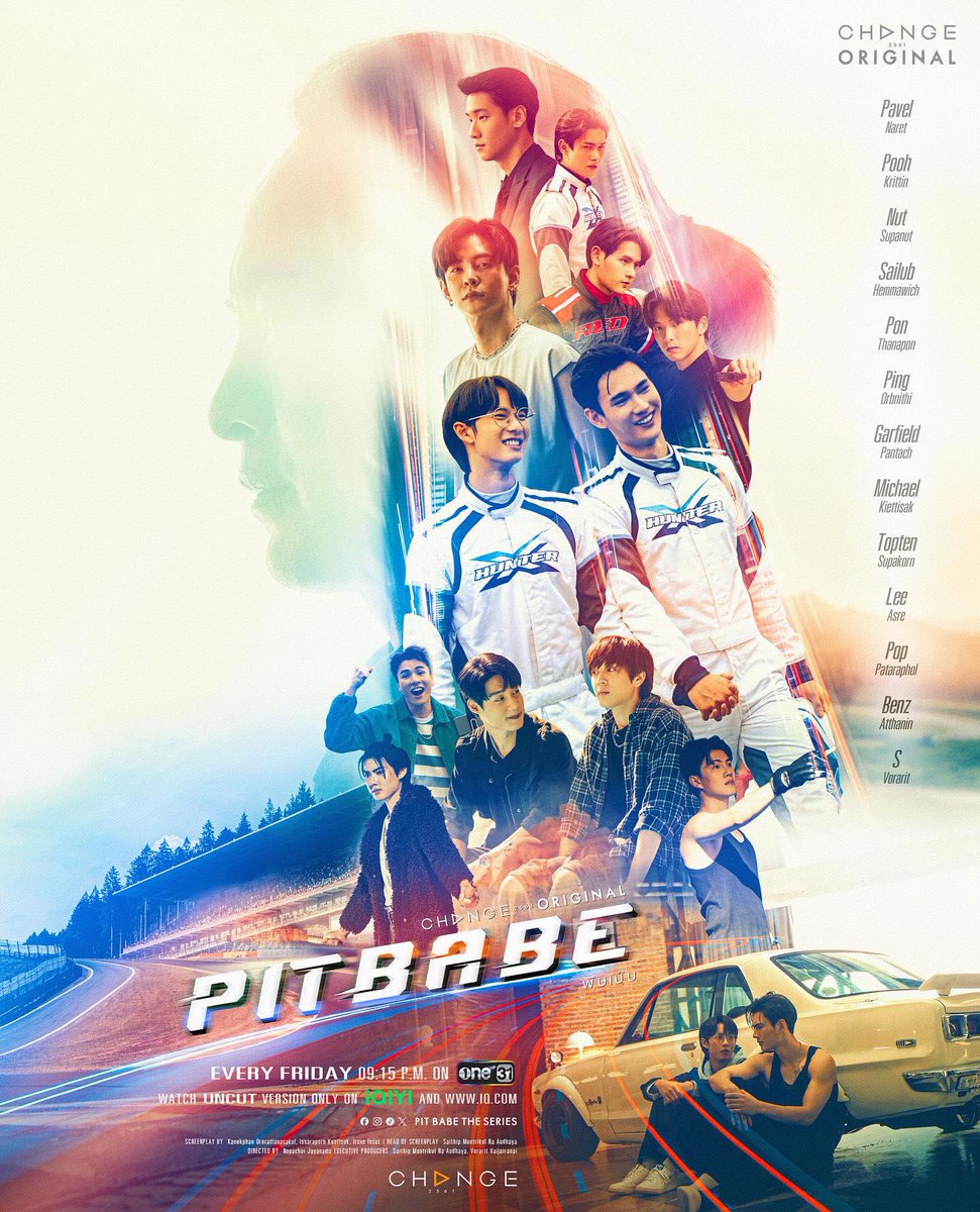 PoohPavel_TH's tweet image. เตรียมตัวลงสนามกันอีกครั้ง! 🏎️💨 PIT BABE The Series และ PIT BABE The Series 2 เตรียมบุก Netflix ในเดือนพฤษภาคม 2026 นี้แล้วค่ะ 

ใครคิดถึง เบ๊บ-ชาลี และหนุ่มๆ ทีม Pitbabe กันบ้างน๊า มารอติดตามให้หายคิดถึงไปพร้อมๆ กันนะคะ🏁
#PitBabeTheSeries #PoohPavel