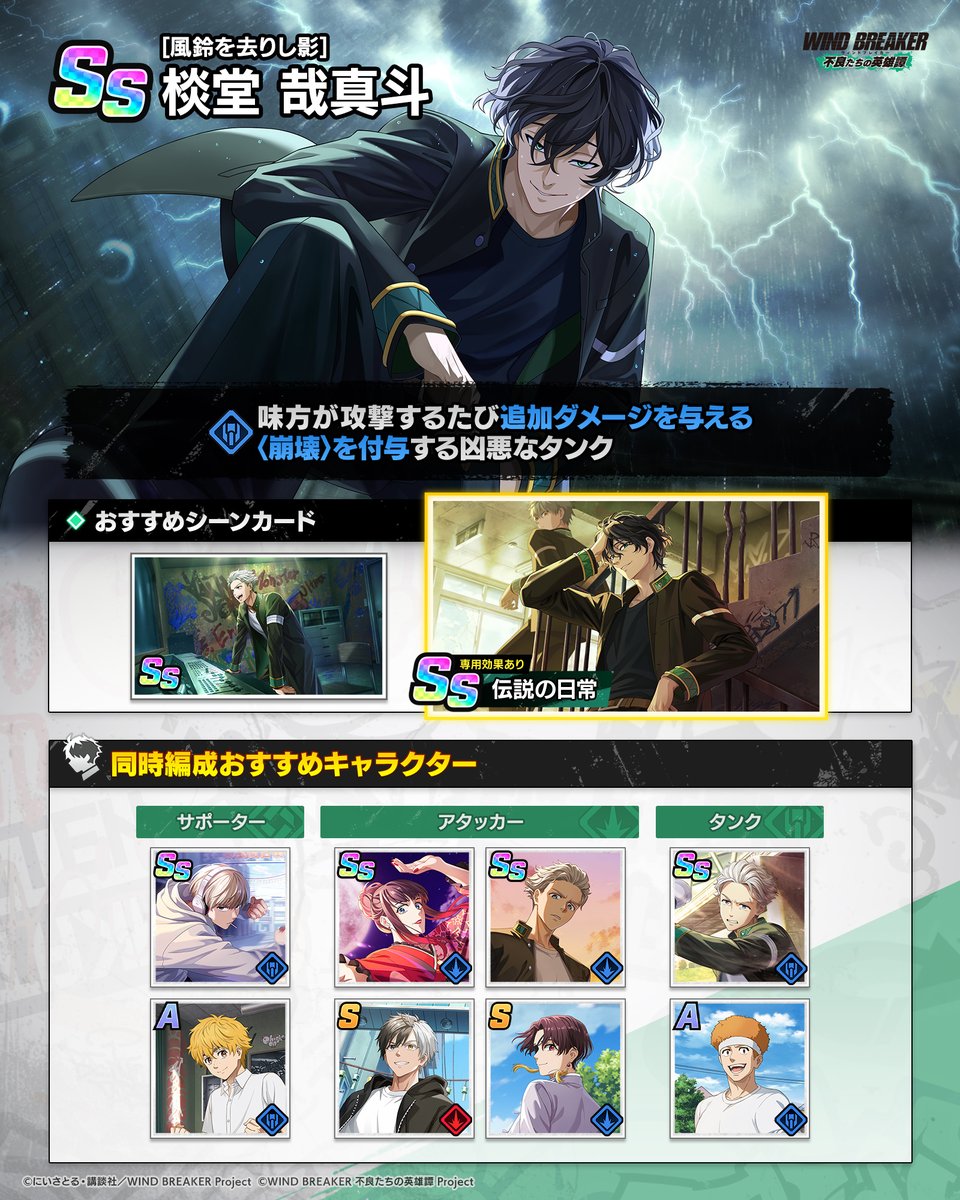 ウィンヒロ『WIND BREAKER 不良たちの英雄譚』公式 tweet media