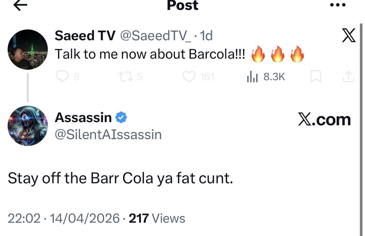 Assassin tweet media