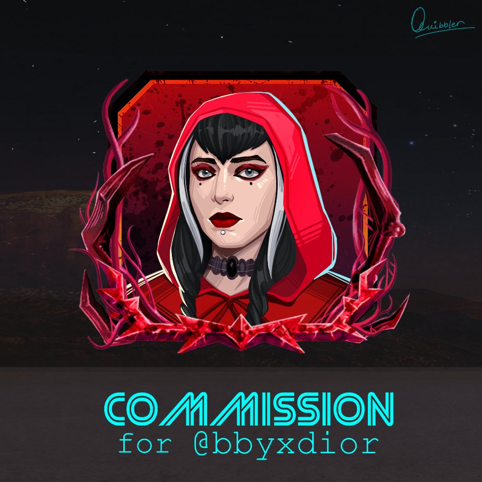 by_quibbler's tweet image. Human hands do whoosh-whoosh for these three get their p100 under the light of the red moon ✨️

#DeadbyDaylight #SableWard #TheArtist #TheTrickster