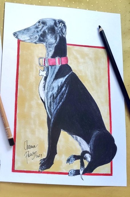 Chema_Ponze's tweet image. ¡Buenos días y feliz jueves! 🐶
#art #dogs