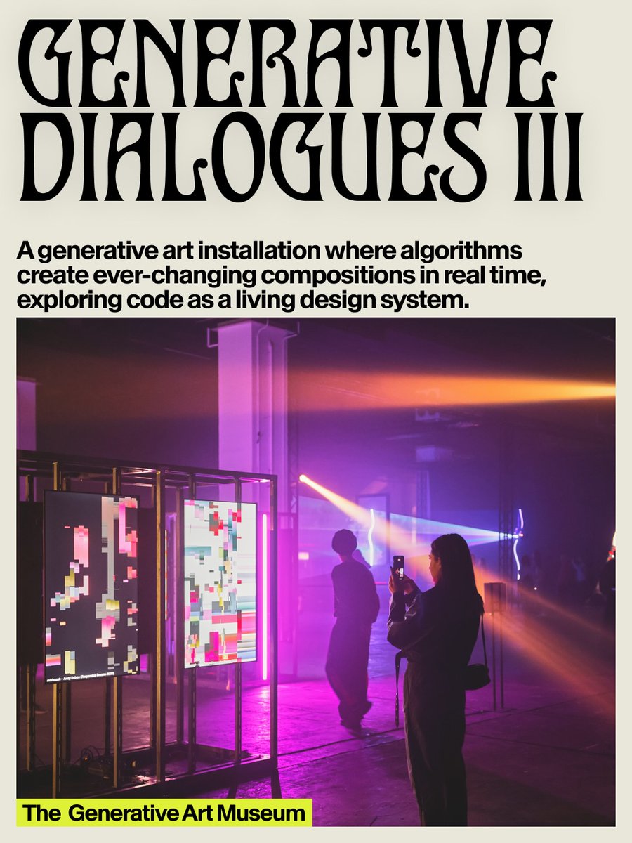 The Generative Art Museum tweet media